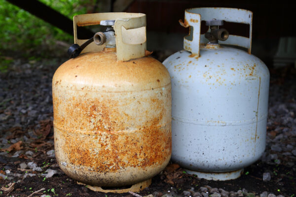 Rusty Gas Bottle