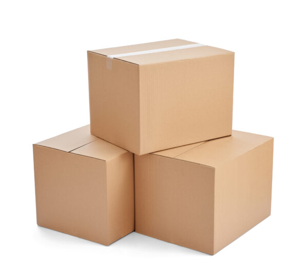 Cardboard sale box recycling